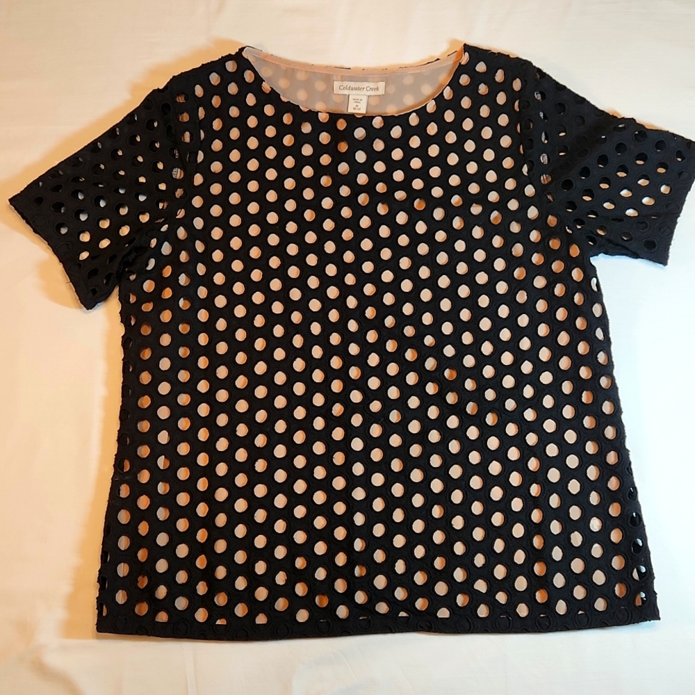 Coldwater Creek lined blouse size M